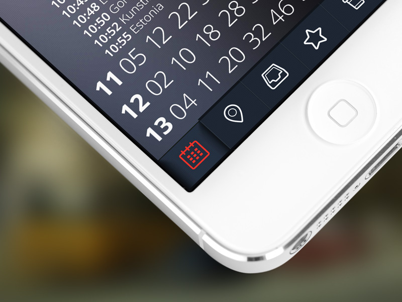 Bus Schedule App by Andrei Brink on Dribbble