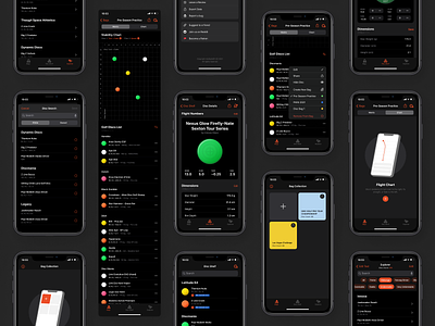 DGC (Dark Theme) app design figma ios mobile design ui user interface ux