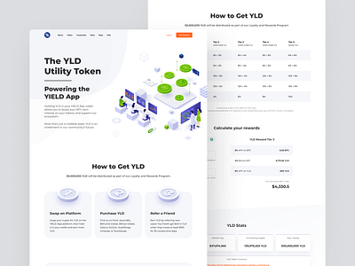 Yield App Token app concept design ios ui ux