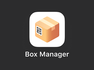 Box Manager App Icon app concept design icon ios ui ux