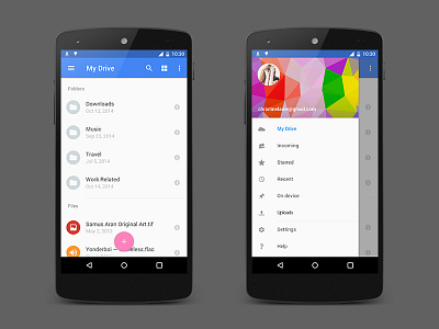 Google Drive Material android facelift flat google google drive icons lollipop longshadow material nexus ui