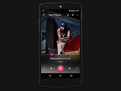 Music Player android app google lollipop material design music player nexus