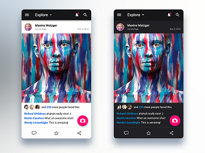 Flickr App: Explore android app flat flickr google lollipop material design nexus redesign ui user interface ux