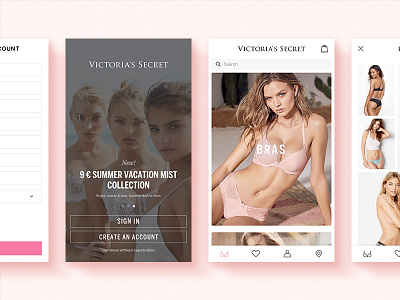 Victorias Secret designs, themes, templates and downloadable graphic  elements on Dribbble