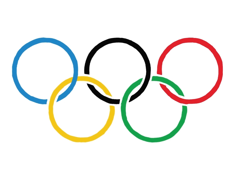 Olympics hand drawn motion graphics mograph cell animation rings animation liquid olympics