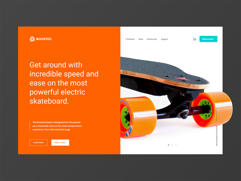 Daily UI #003 – Landing Page by Kerrin Meek on Dribbble