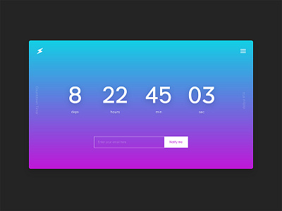 Daily UI #014 Countdown Timer