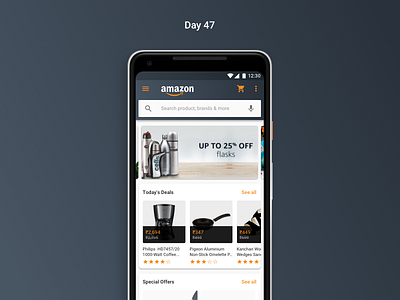 Daily UI Challenge: Day 47 - Amazon App Redesign