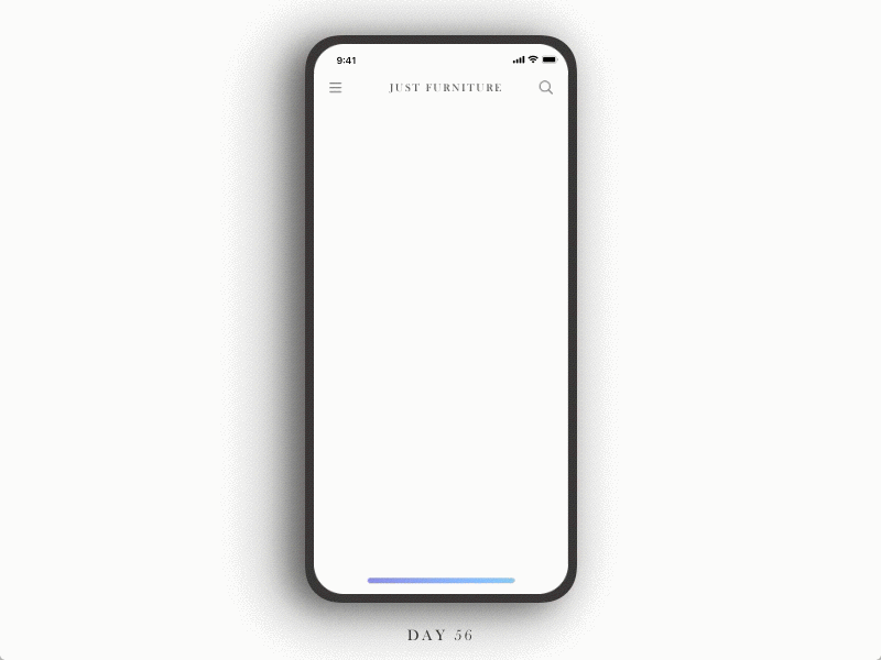 Daily UI Challenge: Day 56 Furniture Purchase App