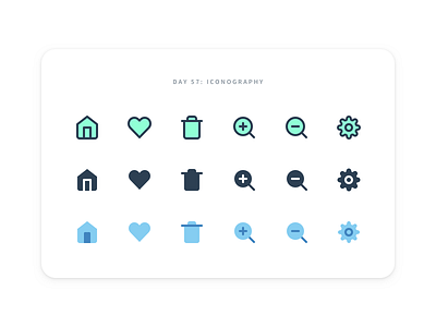 Daily UI Challenge: Day 57 Icon Sets