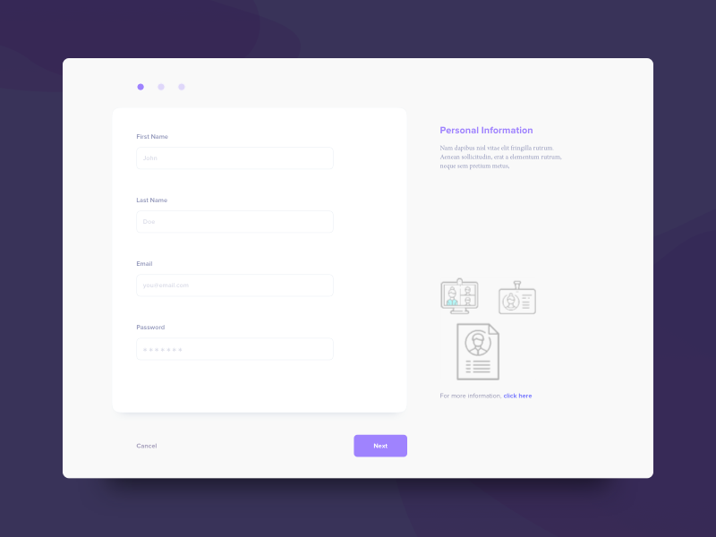 Daily UI Challenge: Day 89 Minimalistic Registration Form by Mayur ...