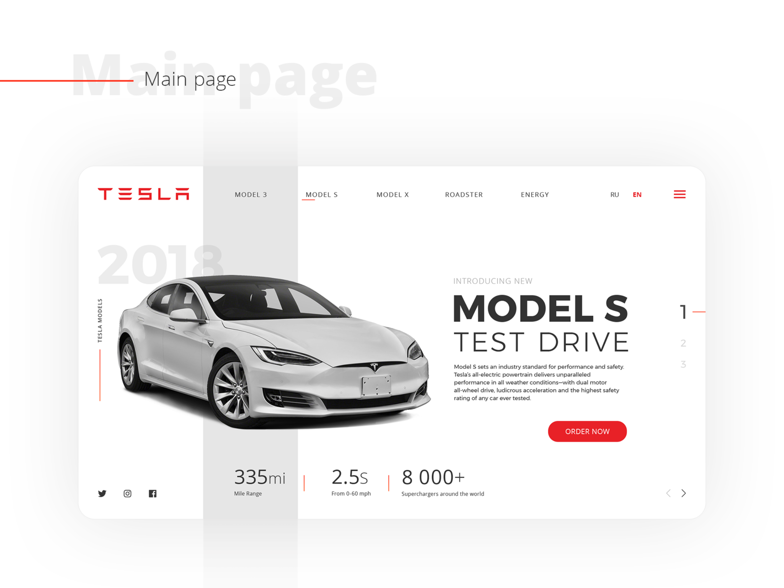 Tesla Test Drive by Maria on Dribbble