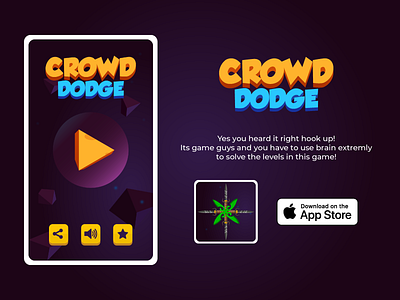 Crowd Dodge Mobile Game 2d art 3d 3d art animation blob branding character design graphic design illustration logo motion graphics ui vector