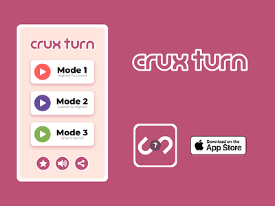 Crux Turn Mobile Game 2d art 3d 3d art animation blob branding character design graphic design illustration logo motion graphics ui