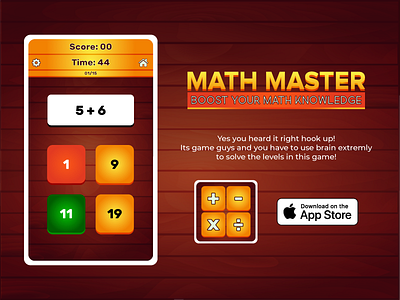 Math Master - Boost your math knowledge 2d art 3d 3d art animation blob branding character design game graphic design illustration logo motion graphics ui vector