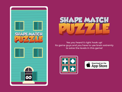 Shape Match Puzzle 2d art 3d art animation blob branding character design game illustration logo ui vector
