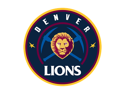 Denver Lions afl logo nba