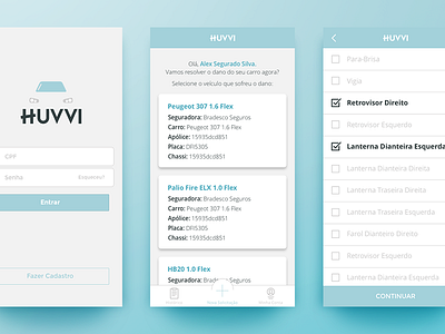 App Huvvi app design experience interface startup store ui user ux