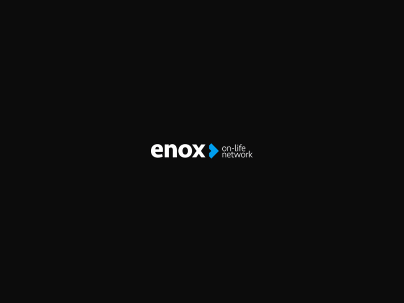 Loading Website ENOX On Life Media design experience interface intro layout loading media page ui ux web website