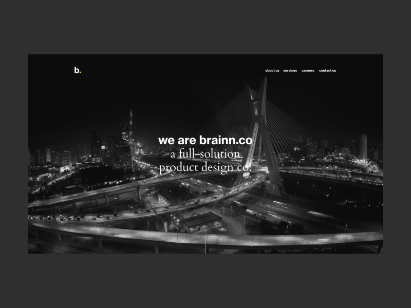 Website brainn.co brutalism design experience interactive interface layout motion page typography ui visual web