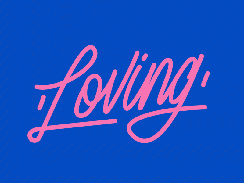 Loving by @itsaliving aftereffects animation branding calligraphy design gif icon logo motion motion graphic motiongraphic pink script typography vector