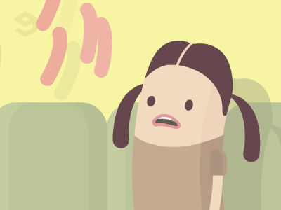 Sausage girl 9gag animated animation girl sausage version