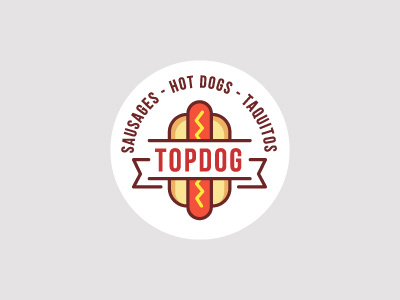 Top Dog Logo bun dog hot hot dog logo sausage sausages top