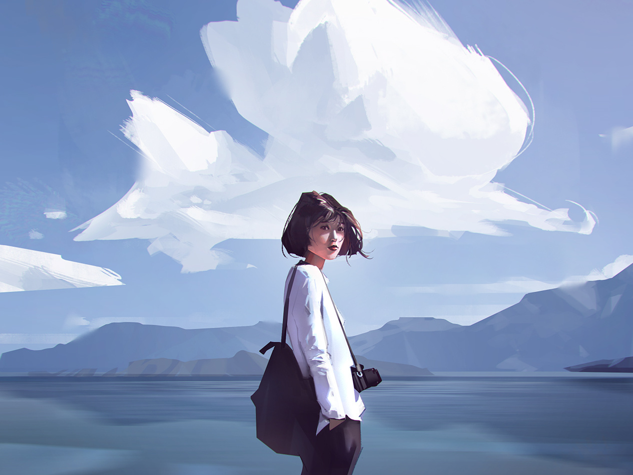 On the Lake by Robin Har on Dribbble