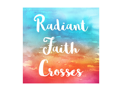 Radiant Faith Crosses Branding avatar branding etsy etsy branding etsy shop logo design small business small business branding
