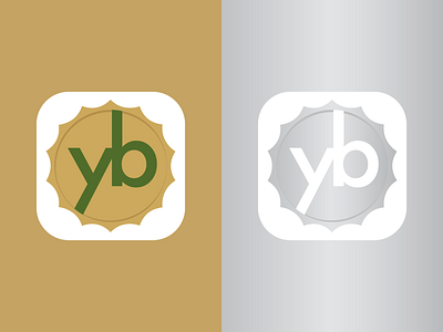 Yogurt business - Icon android icon brand business frozen golden icon silver style yogurt