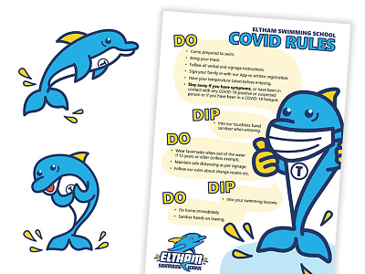 Dolphin Character cute dolphin illustration mascot vector