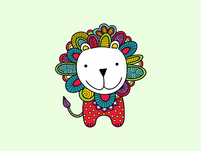 Doodle Lion