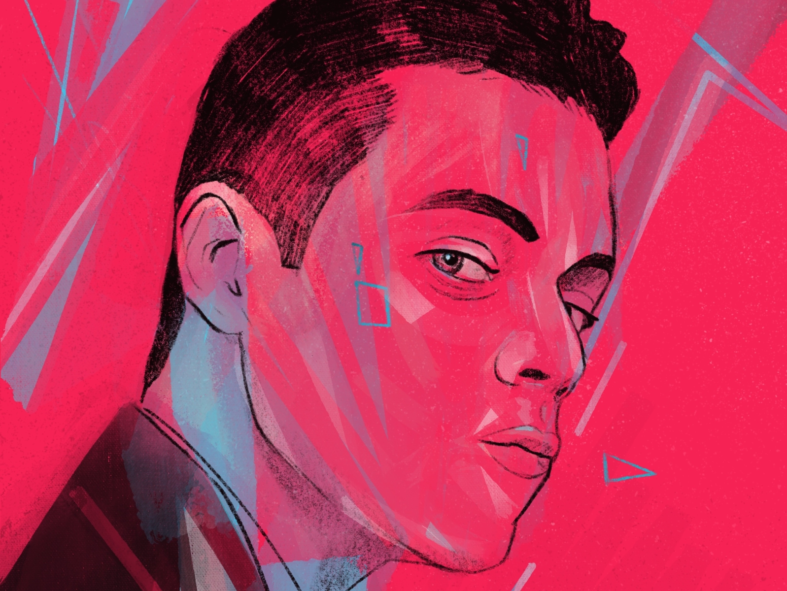 Rami Malek by Arunas Kacinskas on Dribbble