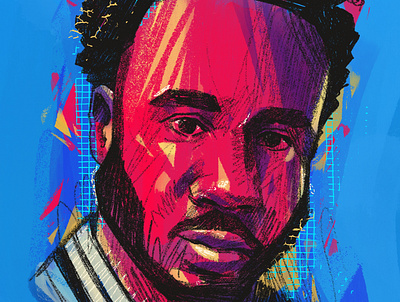 Benny The Butcher benny the butcher illustrated portraits illustration illustrator people portrait portrait illustration portraits portrayed rap is cool rap portraits rapper