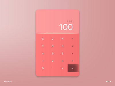 Calculator - Daily UI Challenge - #004 004 app calculator challenge daily desktop mobile money page tax ui