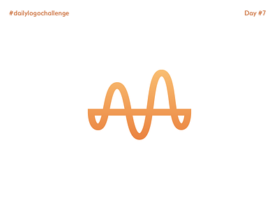 Pitch Music Streaming - #dailylogochallenge - Day 7 7 app challenge daily design desktop gradient icon logo music podcast streaming