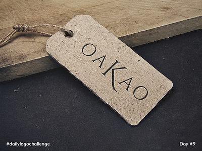 OAKAO - #dailylogochallenge - Day 9 9 brand classic dailylogochallenge fashion logo stylish vintage wordmark