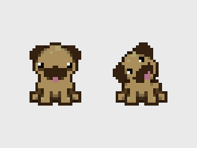 Pixel Dog Livestream Emotes