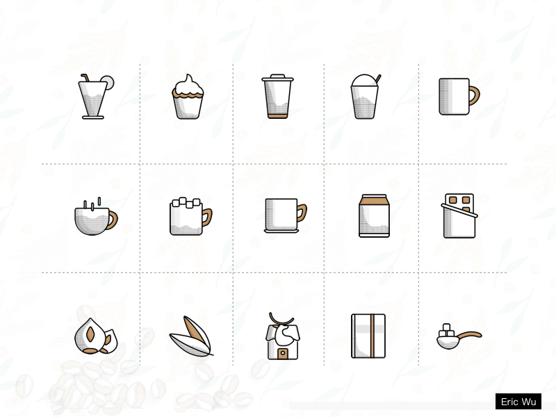 Luckin Coffee Redesign app sketch illustrator icon app,ui concept