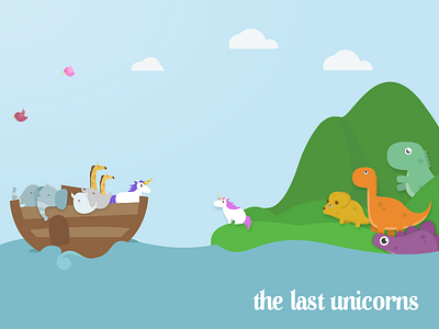 The Last Unicorns illustration wallpaper