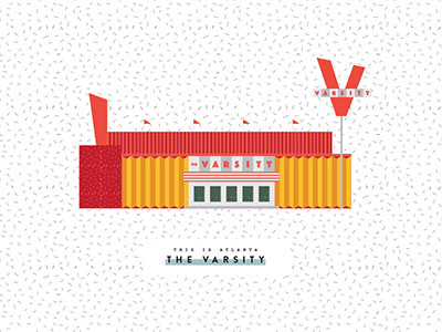 This is Atlanta_The Varsity atlanta illustration