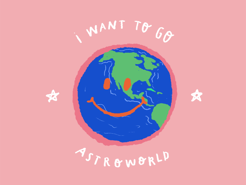 Astroworld Earth Logo