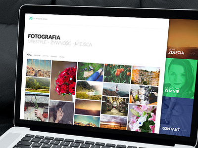 Agnieszka Dziegiel Photography - portfolio hotography photographer portfolio responsive rwd white