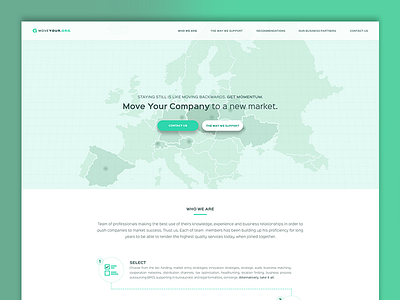 MoveYour.org infographic landing landing page map responsive rwd