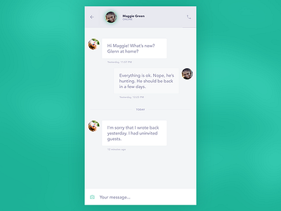 Direct messaging - DailyUI #13