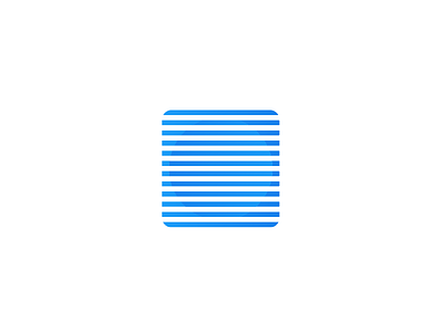 Simple Icon app blue gradient icon illustrator stripes vector