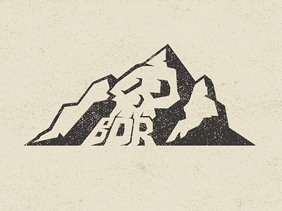 BDR Skull Mountain concept illustration logo mountain running skull skull mountain wip