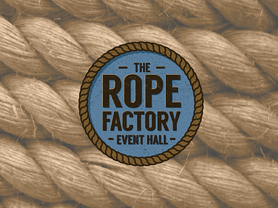 The Rope Factory branding design events logo rope