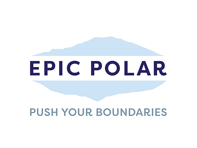 Epic Polar Logo adventure branding logo mountains polar travel