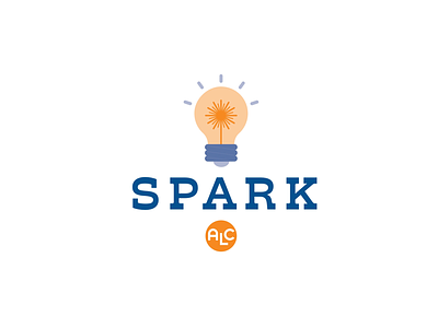 Spark ALC Logo branding bulb graphicdesign idea illustration learning light lightbulb logo spark